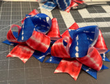 Red & Royal Tie-Dye