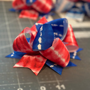 Red & Royal Tie-Dye