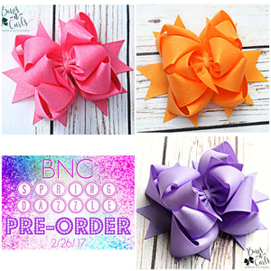 Pre-Order Spring Dazzle - Hot Pink, Light Orchid, and Melon