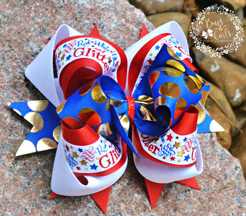 {Red-White-Blue and Glitter}