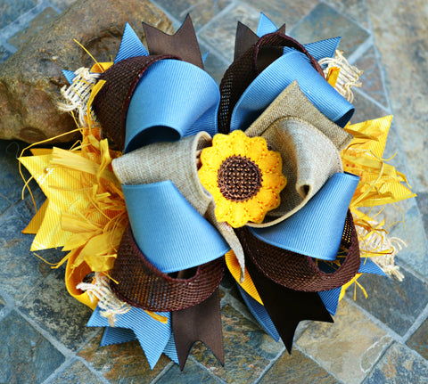 Sunflowers and Denim