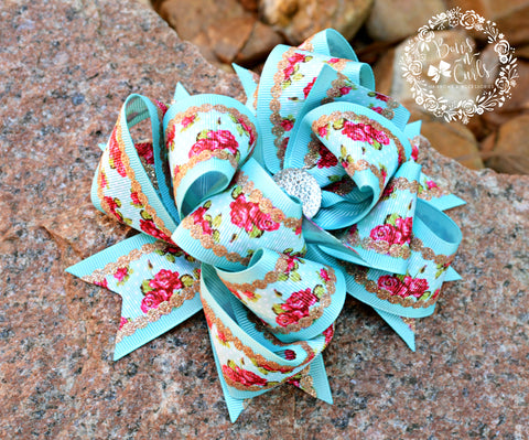 {{Aqua Vintage Floral}}