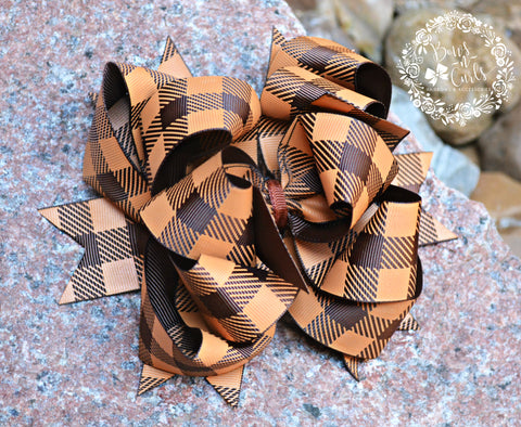 {{Brown & Pumpkin Plaid}}