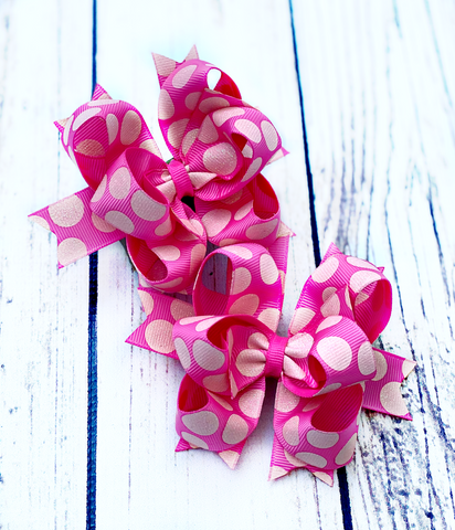 {{ Pink Sugar Dot Piggies }}