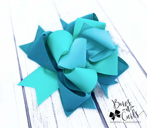 {{ NEW Teal Ombre Dazzle }}